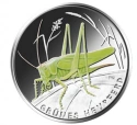 Читать новость нумизматики - Зеленый кузнечик на 5 евро