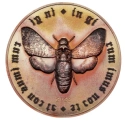 Читать новость нумизматики - Бабочка Мертвая голова на 20 долларах