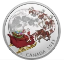 Читать новость нумизматики - Санта-Клаус у светящейся луны на 20 долларах