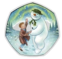 Читать новость нумизматики - Танцы мальчика и снеговика на 50 пенсах