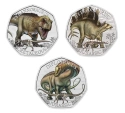 Читать новость нумизматики - Тираннозавр, стегозавр и диплодок на британских монетах