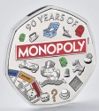 Читать новость нумизматики - 90-летие игры «Монополия» на 50 пенсах и 25 фунтах