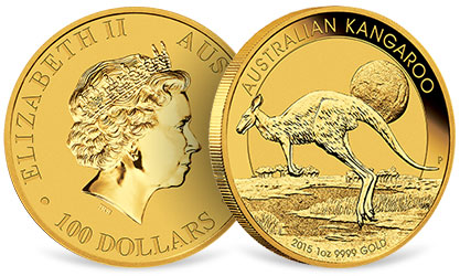 Золотой кенгуру Австралия