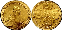 Скупка золотых полуимпериалов (5 рублей)