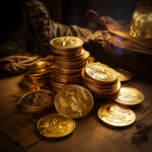 Золотые коллекционные монеты в Ломбарде