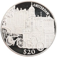 монета - либерия 20 долларов - подробная информация фото 1