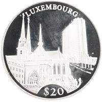 монета - либерия 20 долларов - подробная информация фото 1