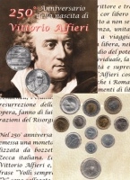 набор монет - италия витторио альфиери - подробная информация фото 1
