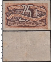 банкнота(бона) - германия : нотгельды 25 пфеннигов - подробная информация фото 1
