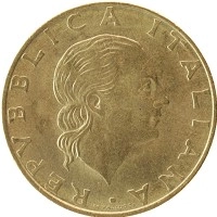 монета - италия 200 лир - подробная информация фото 1