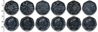 набор монет - остров мэн 50 пенсов - подробная информация фото 1