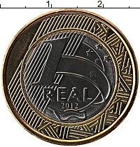 монета - бразилия 1 реал - подробная информация фото 1
