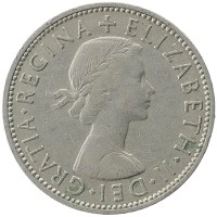 монета - великобритания 2 шиллинга - подробная информация фото 1