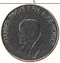 монета - ватикан 50 лир - подробная информация фото 1
