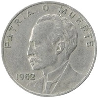 монета - куба 20 сентаво - подробная информация фото 1