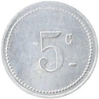 монета - франция 5 сантим - подробная информация фото 1