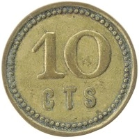 монета - франция 10 сантим - подробная информация фото 1