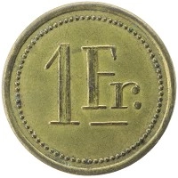 монета - франция 1 франк - подробная информация фото 1