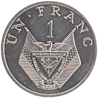 монета - руанда 1 франк - подробная информация фото 1
