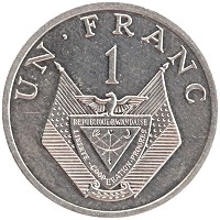монета - руанда 1 франк - подробная информация фото 1