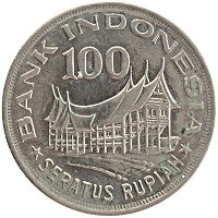 монета - индонезия 100 рупий - подробная информация фото 1