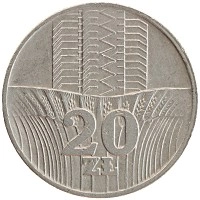 монета - польша 20 злотых - подробная информация фото 1