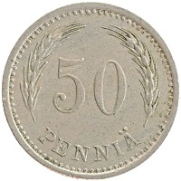 монета - финляндия 50 пенни - подробная информация фото 1