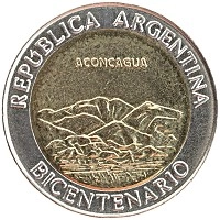 монета - аргентина 1 песо - подробная информация фото 1