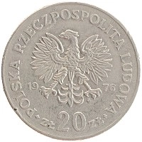 монета - польша 20 злотых - подробная информация фото 1