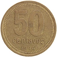 монета - аргентина 50 сентаво - подробная информация фото 1
