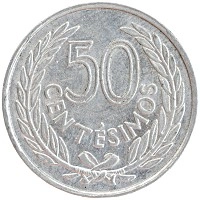 монета - уругвай 50 сентесим - подробная информация фото 1