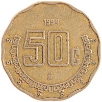 монета - мексика 50 сентаво - подробная информация фото 1