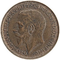 монета - великобритания 1 фартинг - подробная информация фото 1