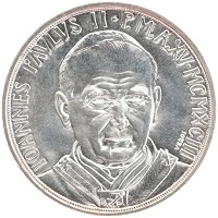 монета - ватикан 1.000 лир - подробная информация фото 1