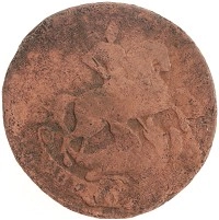 монета - 1741 – 1761 елизавета петровна 2 копейки - подробная информация фото 1