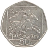 монета - кипр 50 центов - подробная информация фото 1