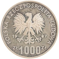 монета - польша 1.000 злотых - подробная информация фото 1