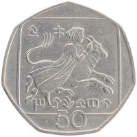 монета - кипр 50 центов - подробная информация фото 1