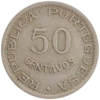 монета - ангола 50 сентаво - подробная информация фото 1