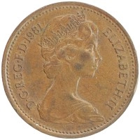 монета - великобритания 1 пенни - подробная информация фото 1