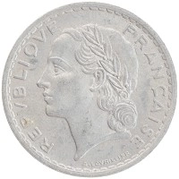 монета - франция 5 франков - подробная информация фото 1