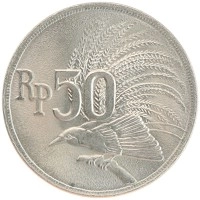 монета - индонезия 50 рупий - подробная информация фото 1