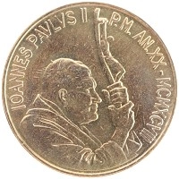 монета - ватикан 200 лир - подробная информация фото 1