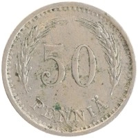 монета - финляндия 50 пенни - подробная информация фото 1