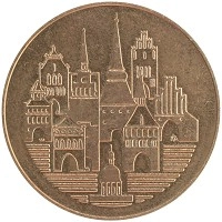 монета - гдр медаль - подробная информация фото 1