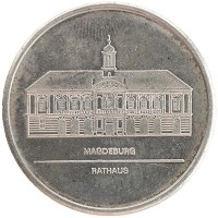 монета - гдр медаль - подробная информация фото 1