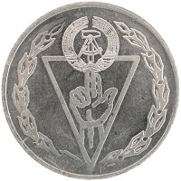 монета - гдр медаль - подробная информация фото 1