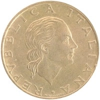 монета - италия 200 лир - подробная информация фото 1