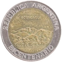 монета - аргентина 1 песо - подробная информация фото 1