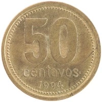 монета - аргентина 50 сентаво - подробная информация фото 1